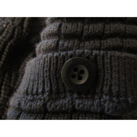 Duluth Trading Company Burly Retirment Cardigan Grandpa Sweater Shawl Collar 2XL - Picture 6 of 7